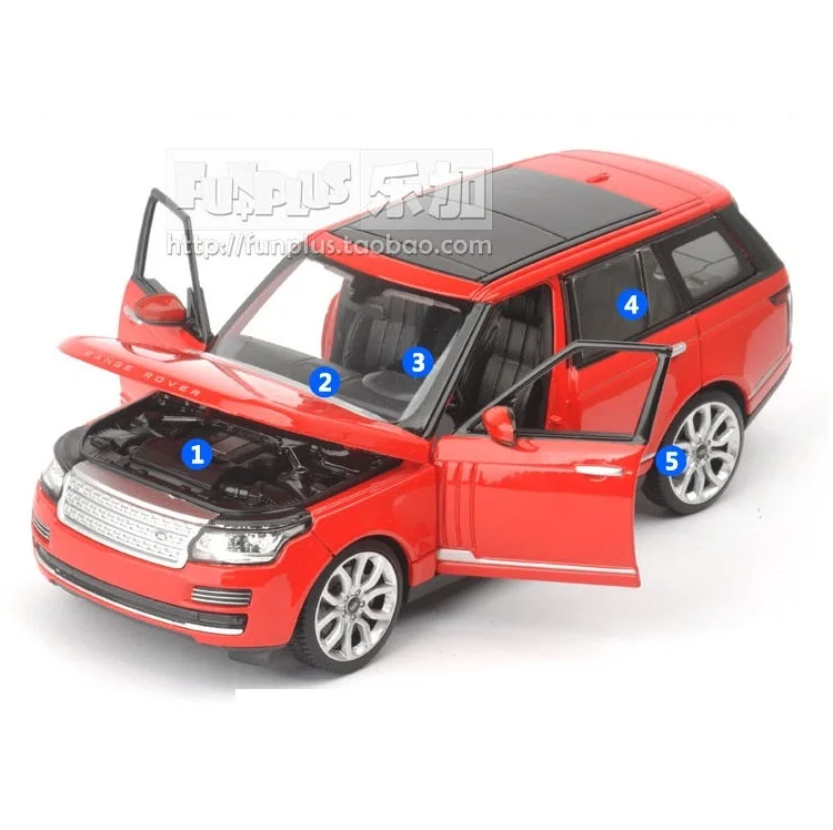 Visoko Simulacije Izvrstno Zbirko Igrač: RAStar Avto Styling Range Rover SUV Modela Avtomobila 1:24 Zlitine Modela Avtomobila Najboljših Daril