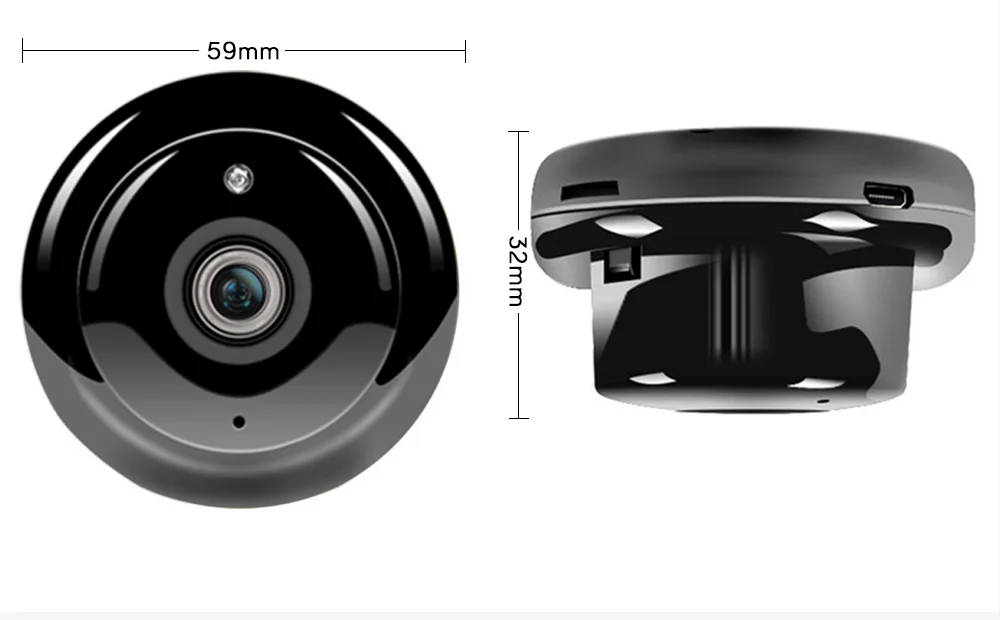 FEISDA 1080P Brezžična Mini IP Kamero WiF Zaprtih Home Security Kamera HD Ir Nočno Vizijo Baby Monitor, Fotoaparat