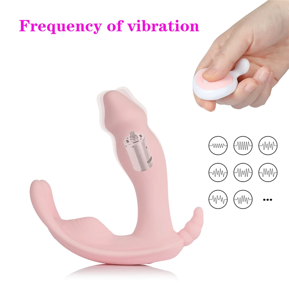 Nosljivi Metulj, Dildo, Vibrator Sex Igrače za Ženske Masturbator Klitoris Stimulator Brezžični Daljinski upravljalnik Vibrator Hlačke