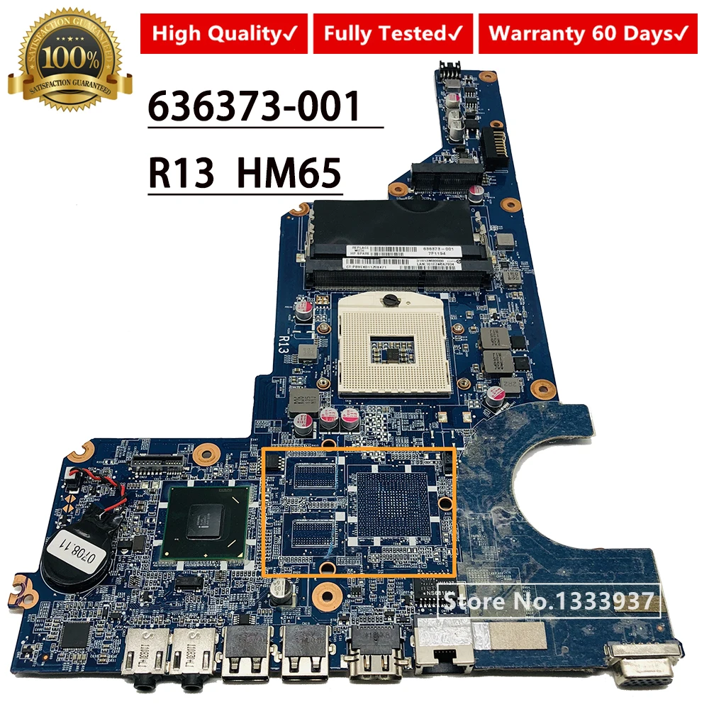 R13 636373-001 Glavni Odbor Za HP G4-1000 G6 G7 G7-1000 G4 Prenosni računalnik z Matično ploščo DA0R13MB6E1 31R13MB0000 HM65