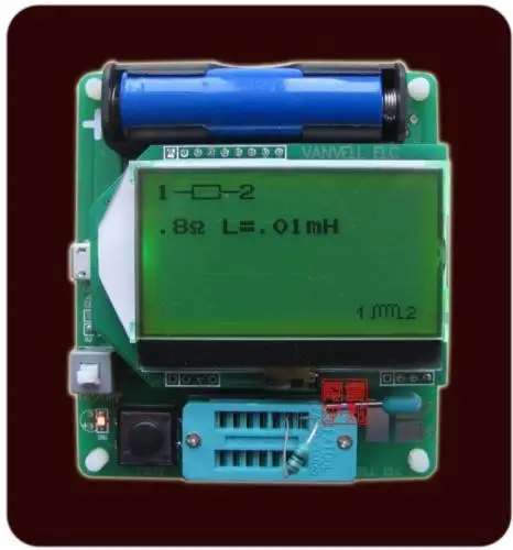 MG328 ESR meter Velik 12864 LCD tuljava, kondenzator Tester Diode Triode MOS/PNP/NPN brezplačno