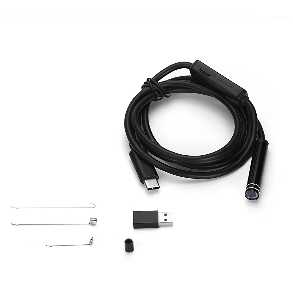 2021 Nova USB C Telefon Endoskop Tip-C Android Mini Endoskop Fotoaparat 8 mm Objektiv Z Bele Svetlobe Led, 5M 10M Trdi Kabel Borescope