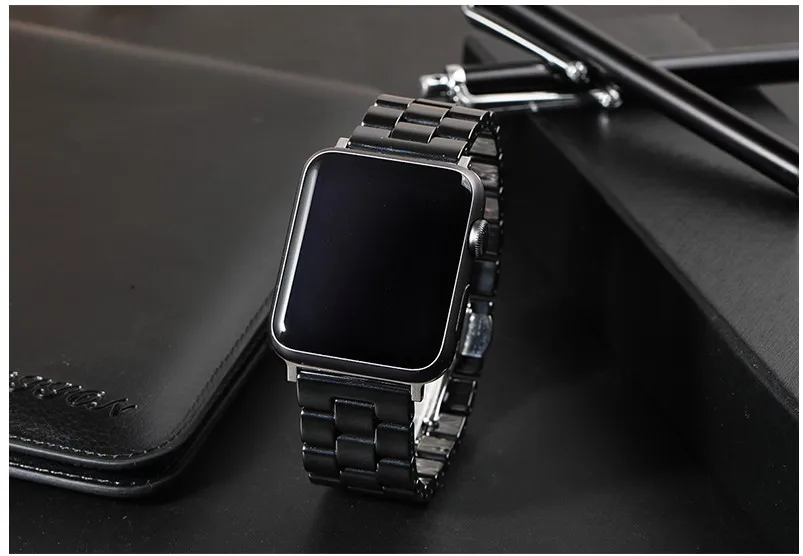 Keramični pasu za Apple Watch Band se 38 42 40 44 Povezavo Zapestnica Manšeta za iwatch traku Serija 6 5 4 3 2 1