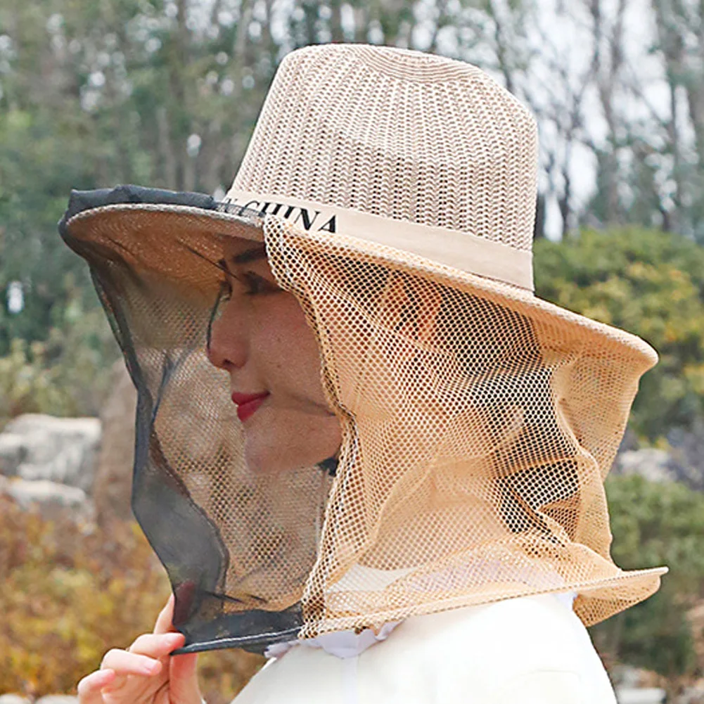 Debele Anti-čebelarski Klobuk Čebelarska Orodja Očesa Vezavi Dihanje Čebel Mreže Ujeti Klobuki Bee Sting Varstvo