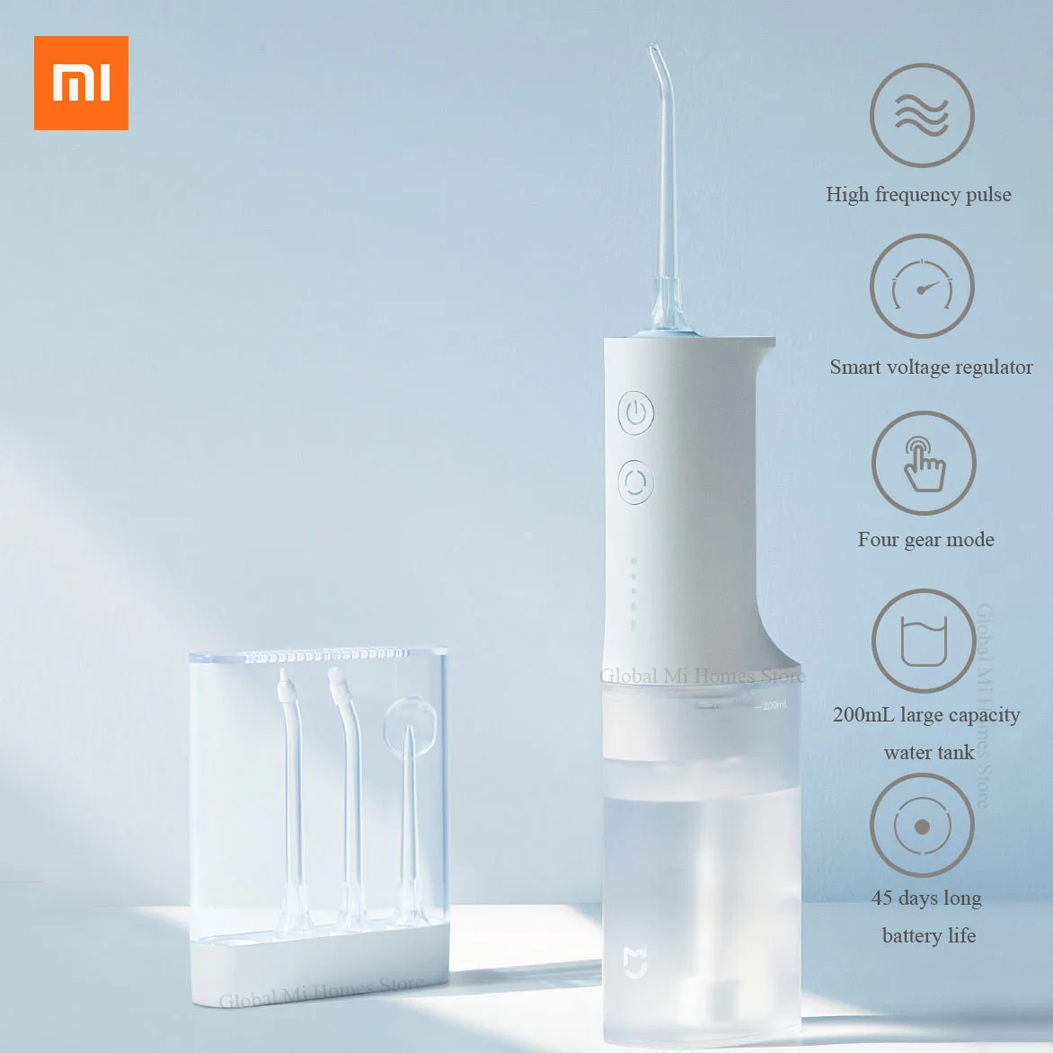 Xiaomi Mijia Električne Vode Flossers Flusher Čiščenje Zobnega Kamna Prenosni Ustni Pranje Flossers Električni Flusher Zob Čistilec