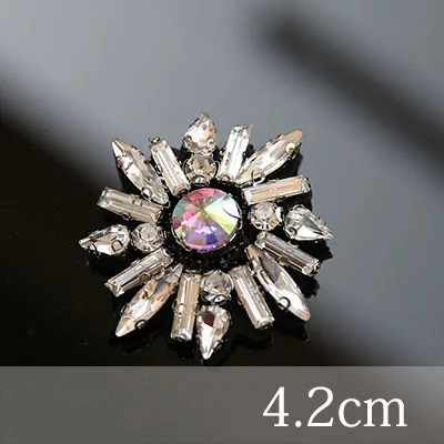 5piece Beaded Kristalno Diamond Obliži Značko Vezenje Aplicirano Sew na Vrečko Oblačil Craft Šivanje