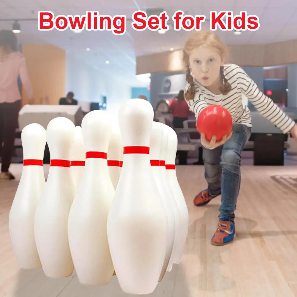 Otroci Bowling Set Vsebuje 10 Zatiči In 2 Kroglice Idealen Bowling Nastavite Zaprtih Mini Igrača Darila Otrok, Zgodnje Izobraževanje