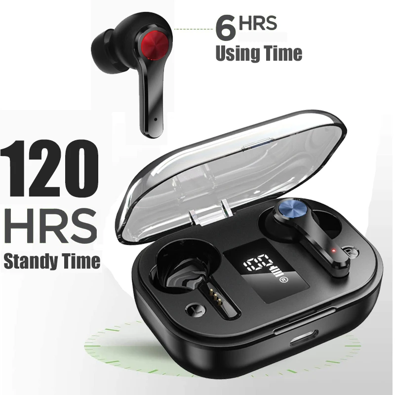 TWS Bluetooth Slušalke HIFI Bas Pravi Brezžični Čepkov Nepremočljiva V Uho Šport Slušalke Stereo Slušalke PK tws i12 Air Pro 3 4