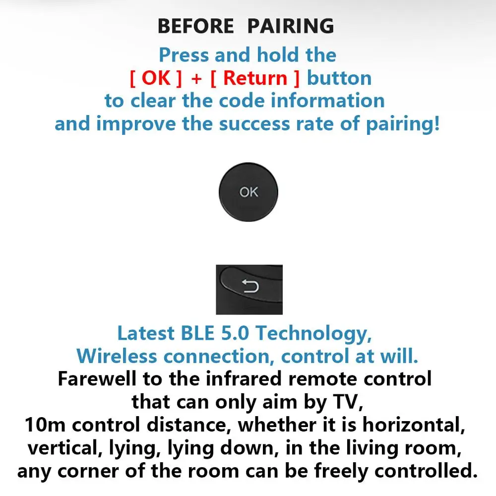 2PCS Bluetooth 5.0 Zraka Miško Žiro IR Učenje Pametni Daljinski upravljalnik Brezžični Telefonski odd. za Xiaomi za Samsung Smart tv box