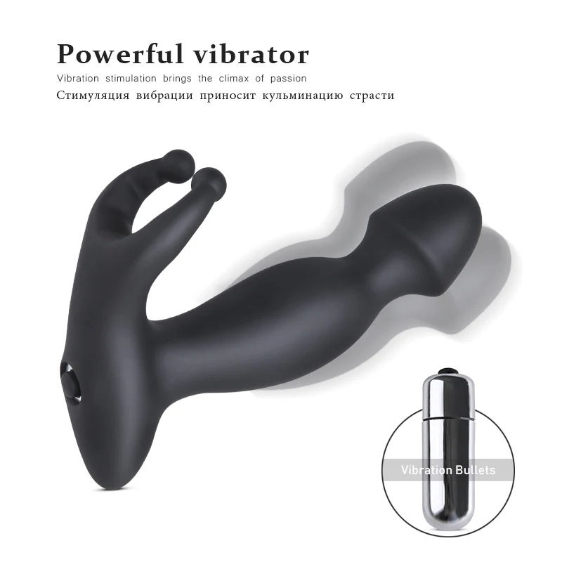 Super hitro Vibrira močan Vibrator Prostate Massager Varno Silikonski Butt Plug Telo analni čistilo tuš za odrasle ženske igračke