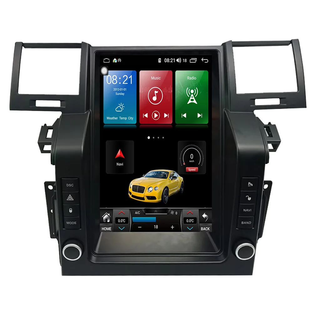 Android 10 PX6 Za Land Rover Range Rover 2005 - 2009 Tesla Zaslon IPS DSP Avto DVD GPS Multimedijski Predvajalnik, Radio Audio Navigacijo