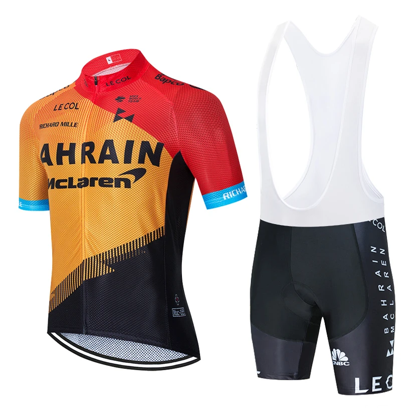 2020 Tour novo BAHRAJNU kolesarska EKIPA jersey 20 D, kolesarske hlače, ki bo ustrezala Ropa Ciclismo mens poletje PRO izposoja Maillot Hlače oblačila