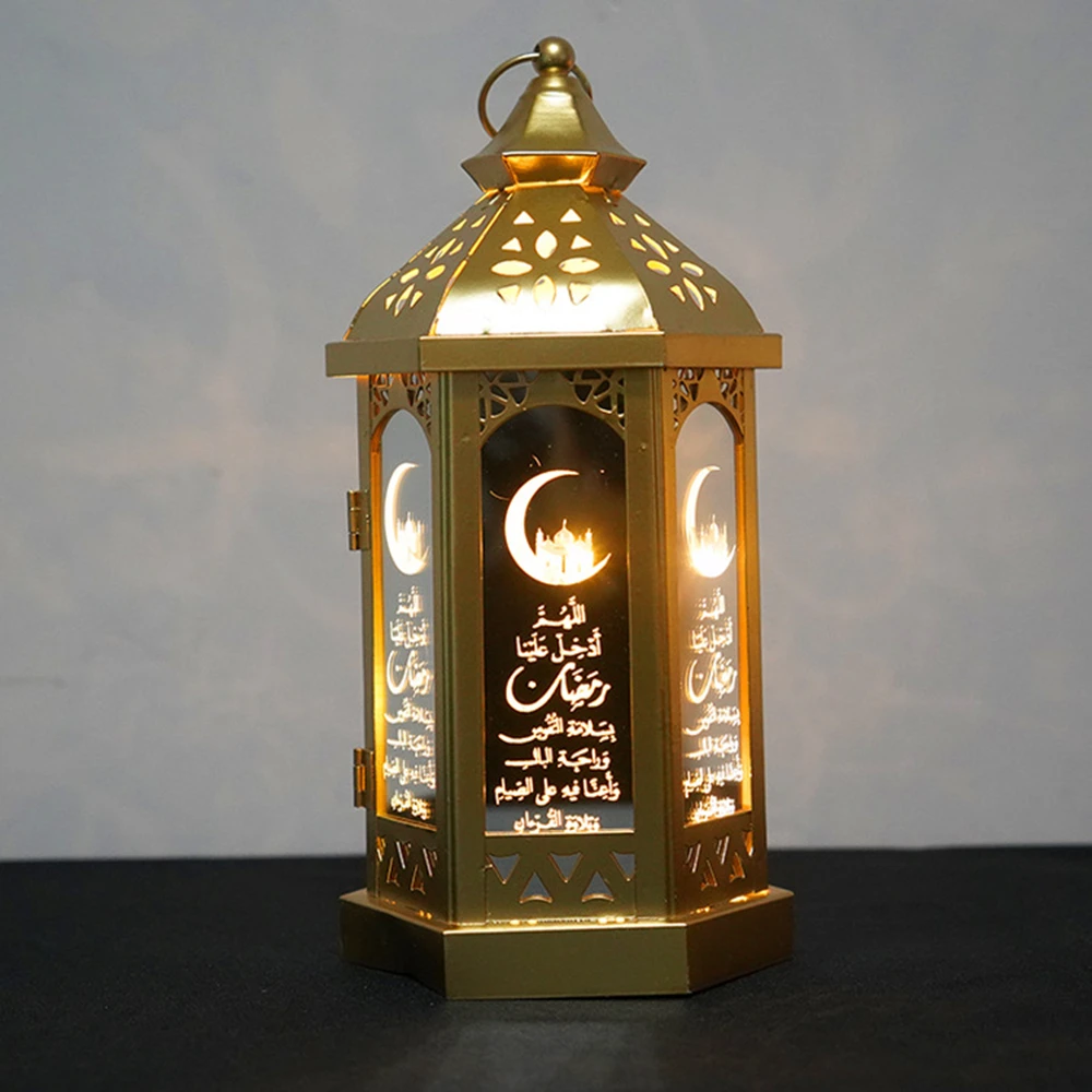 Eid Visi luči Ramadana Dekoracijo Multi-vzorec Eid Al-Adha Lam Muslimanskih Eid Mubarak Festival Doma Dekor Vintage style luči