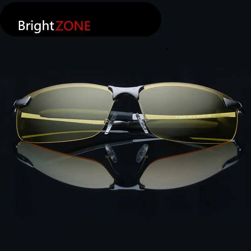 2020 Dobre Kakovosti Pol Platišča Rumene Leče Povečavo Pogled Nočno Vizijo Očala Voznik Vizijo Polarizirana Očala oculos de sol gafas