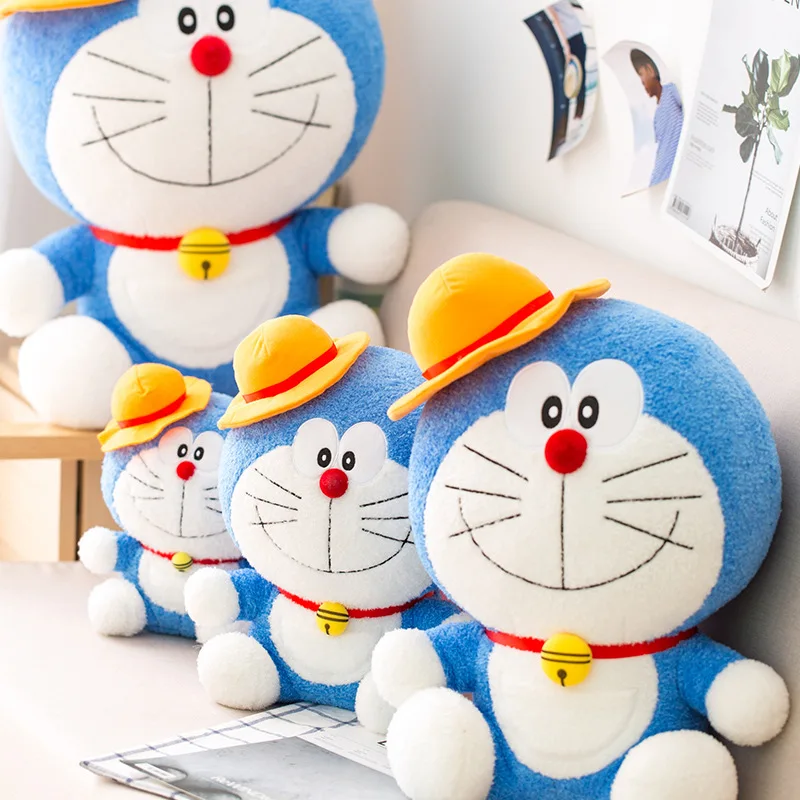 48 cm Nov Anime Stand By Me Doraemon Plišastih Igrač Visoke Kakovosti Lep Mačka Lutka Mehko Polnjene Živali Blazino Za Otroke Dekleta Baby Darila