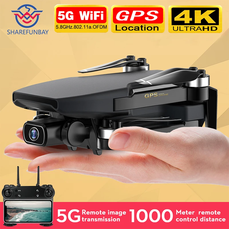 SG108 true HD 4k 5G WiFi GPS dron brushless Motor FPV brnenje letenja za 25 min rc razdalji 1km rc quadcopter vs ex5 brnenje
