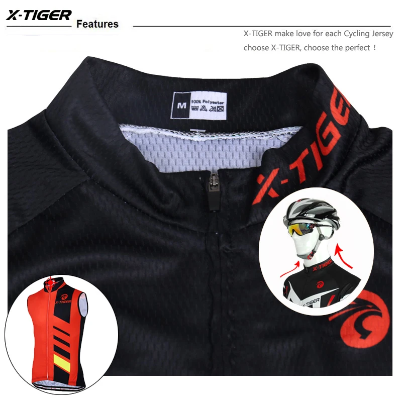 X-Tiger 2020 Brez Rokavov Pro Kolesarski Brezrokavnik Poletni Quick-Dry Gorsko Kolo Oblačil Pro Racing Izposoja Oblačil Za Moške
