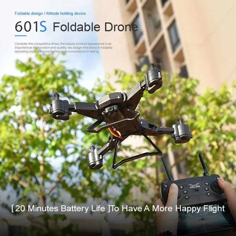 Nov RC Helikopter Brnenje Kamera HD 4K/1080P WIFI FPV Selfie True Professional Zložljive Quadcopter 20 Minut Baterije