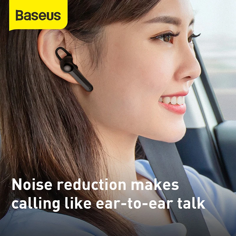 Baseus Bluetooth Slušalke Magnetni Eno Prostoročno, Slušalke Vožnja Avtomobila Poslovnih Slušalke Bluetooth Slušalke z Mikrofonom