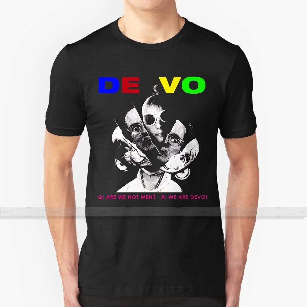 Devo - Q&A Za Moške, Ženske T Shirt Tiskanje Vrh Tees Bombaž Kul T srajce 5xl 6xl devo punk rock nov val alternativnega smo