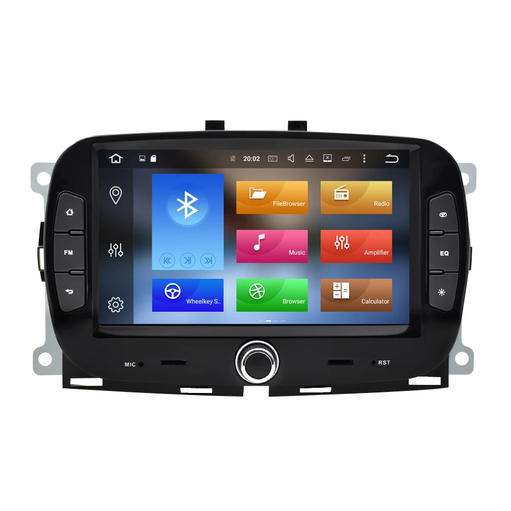 Za Fiat 500 2016-2019 7 Inch 2 Din Android Avto Multimedijski Predvajalnik, WIFI, GPS Navigacija Auto Stereo Vodja Enote WIFI CSD FM