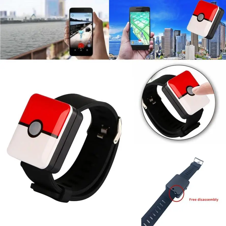 Auto Ujeti Pokemon Iti Plus Bluetooth Zapestnica za ponovno Polnjenje Kvadratnih Zapestnico Watch Igra Opremo Pokemon ITI Plus Smart Manžeta