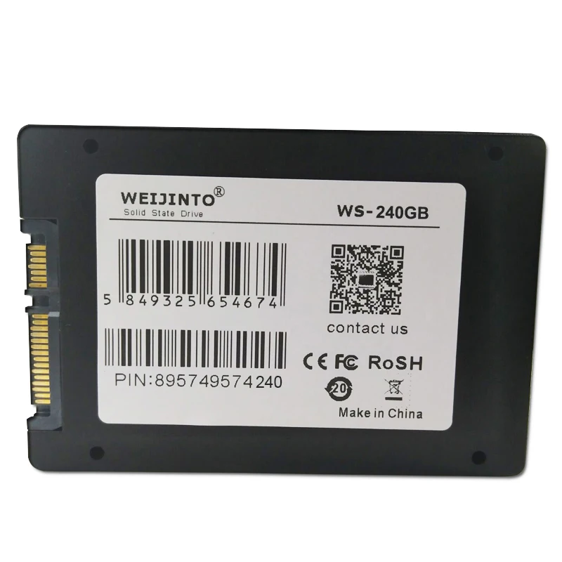 WEIJINTO SSD 60GB 240GB 120GB SSD 2.5 Trdi Disk Disk Disk ssd Diski Notranji SATA SSD128GB 256GB & USB3.0 sata3 kabel