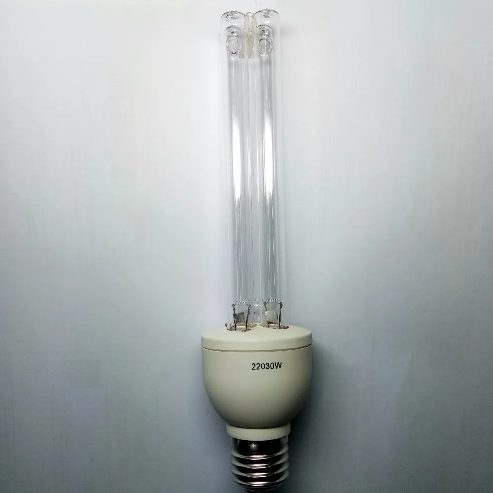 E27 30W UV quartz bactericidal lučka za razkuževanje ozona bolnišnici svetlobe doma sterilizacijo ultravijolično cevaste svetilke