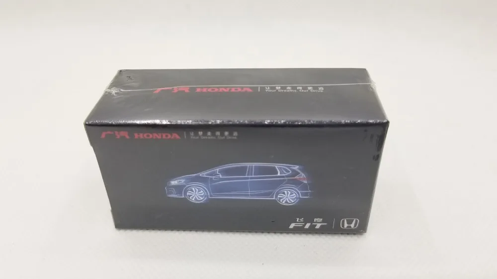 1:64 Diecast Model za Honda Fit Šport 2018 Bela Minicar Zlitine Mini Igrača Avto Darila Jazz