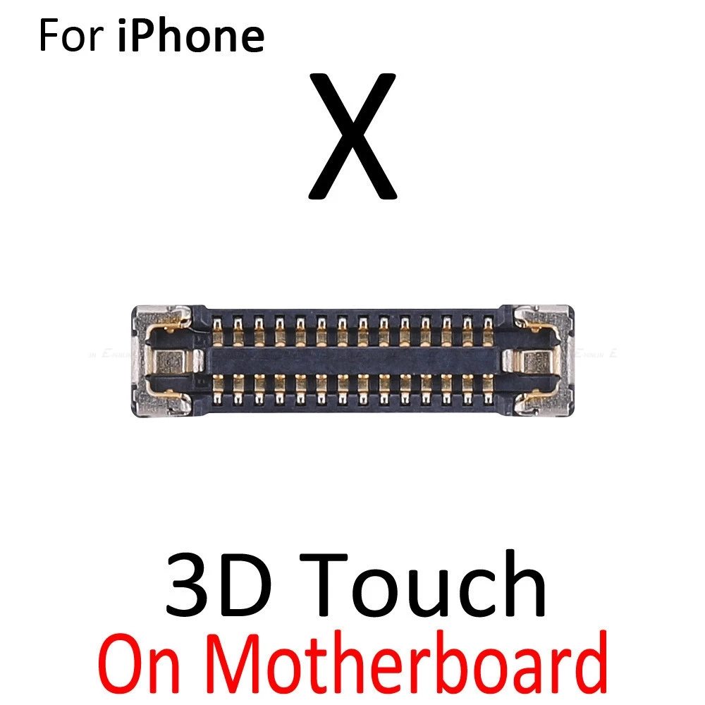 10pcs/veliko LCD Računalnike 3D Zaslon na Dotik, FPC Priključek Za iPhone X XR XS Max Na Matično ploščo Mainboard Flex Kabel