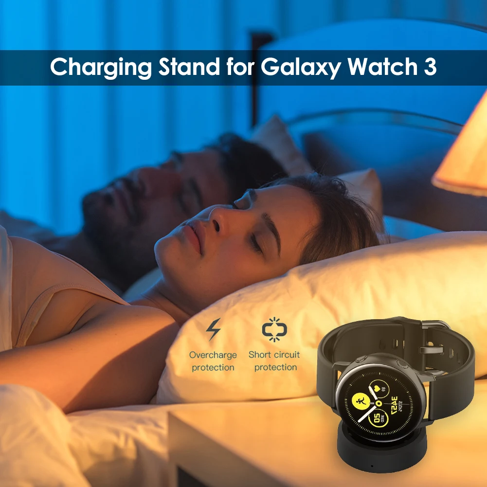 Polnilnik Elegantno Gledanje Udobno Element Watch Aktivna 1 2 40 mm 44 mm za Samsung Galaxy Watch 3 41mm 45mm Galaxy