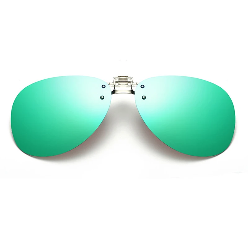 Pilotni Polarizirana sončna Očala Posnetek Na Rimless sončna očala Moški Ženske Varnost Vožnje Night Vision Leče Voznik UV400 QF024