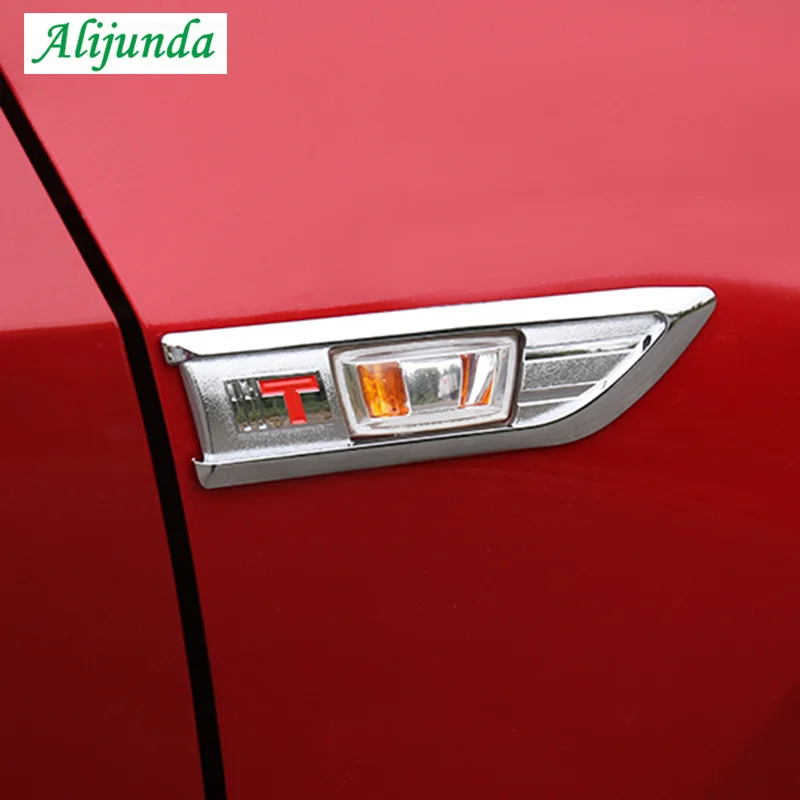 Avto slog ABS Chrome trim Signalna luč pokrov Luči Strani Emblem dekoracijo trim Za Chevrolet Cruze Sedan hatchback