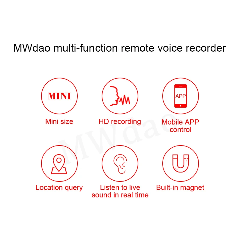 Snemalnik zvoka APP nadzor mini snemanje dictaphone micro audio zvok, digitalne poklicno skrivnost GPS Lokator blagovne znamke xixi vohun