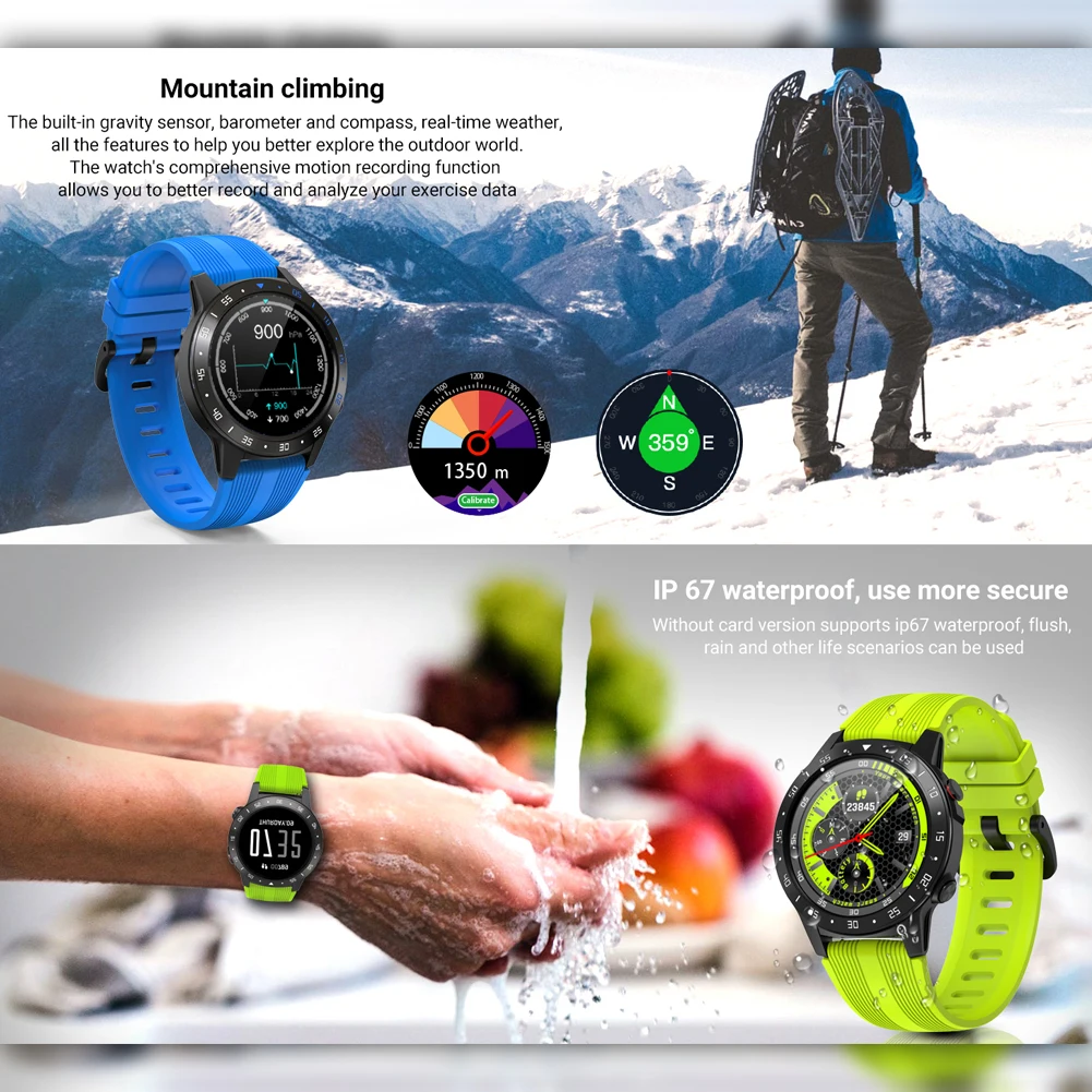 M5 Pametno Gledati Bluetooth Nepremočljiva določanja Položaja GPS Pametna Zapestnica Watch Srčni utrip, Krvni Tlak Monitor na Prostem Šport ura