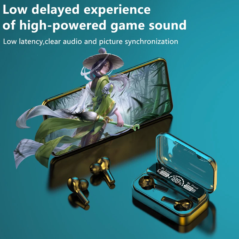 Losfick 9D Hi-fi Brezžične Stereo Slušalke Šport Nepremočljiva Dotik, Bluetooth Slušalke Z Mikrofonom Slušalke Z LED Moč