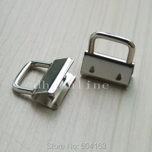 25 KOS Ključni Fob Strojne opreme keychain Split obroč za zapestje Wristlets Bombaž 1