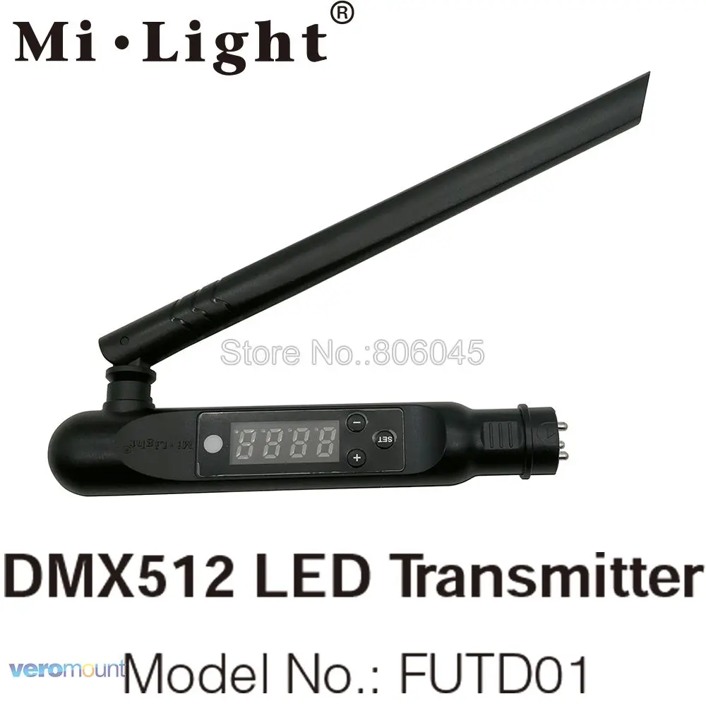 Milight FUTD01 DMX 512 LED Oddajnik 2.4 G Brezžični 3Pin XLR DMX512 Sprejemnik Napajalnik za LED Disco Fazi PAR Učinek Luči