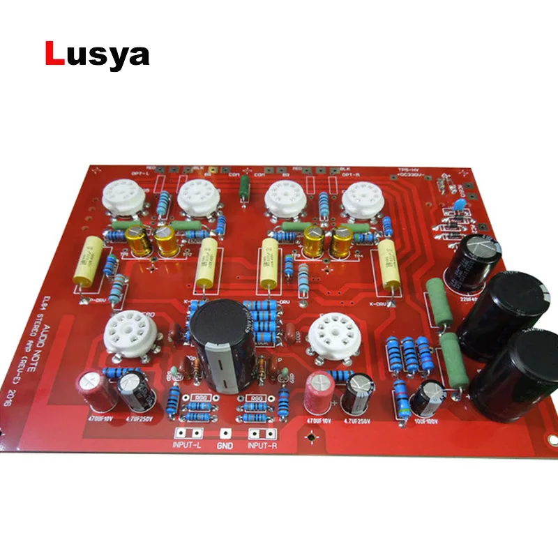 Hi-End Stereo Push-Pull EL84 Vaccum Tube Ojačevalec PCB DIY Komplet AUDIONOTE PP Vezje z kapacitivnost D4-004