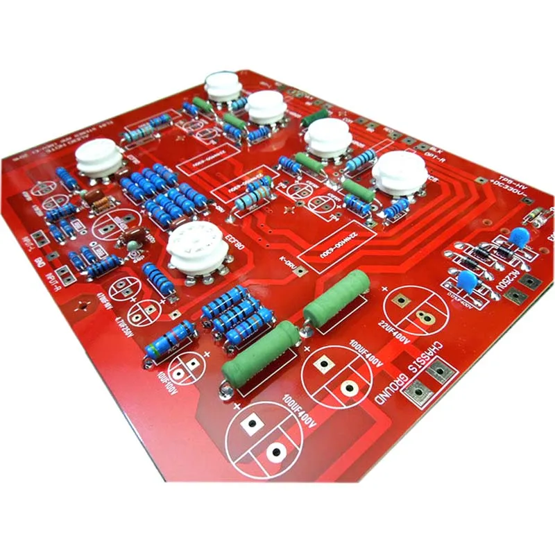 Hi-End Stereo Push-Pull EL84 Vaccum Tube Ojačevalec PCB DIY Komplet AUDIONOTE PP Vezje z kapacitivnost D4-004