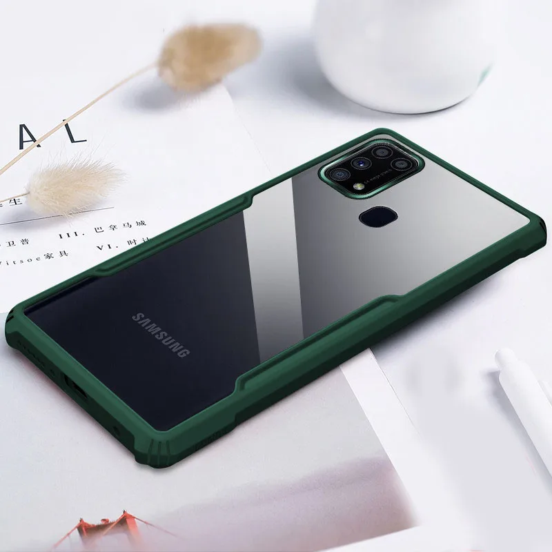 Za Samsung Galaxy M31 Luksuzni visoko-kakovostni razred osebnost Popolno zaščito in preglednost silikagel Za Samsung M30s M21 Primeru Primerih