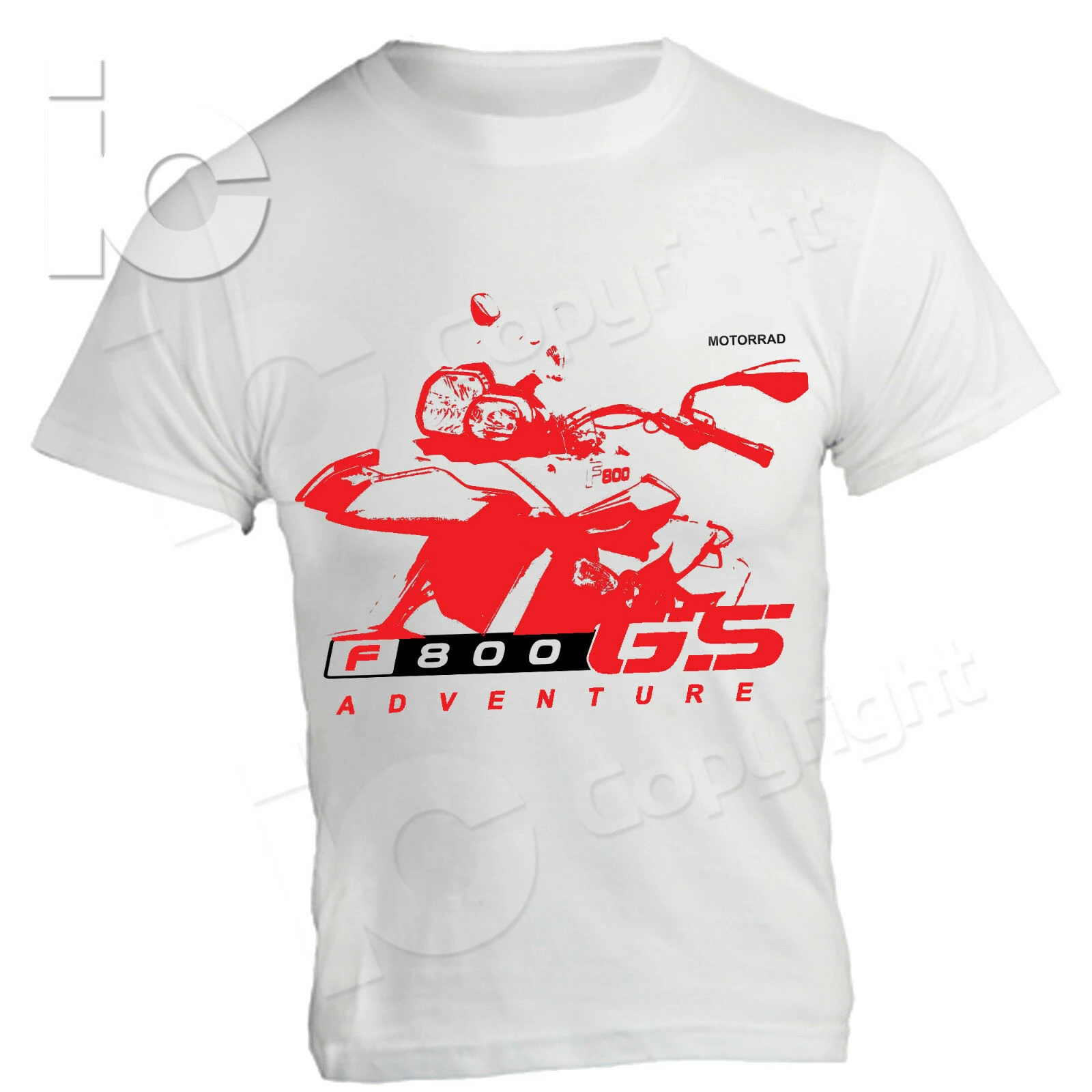 T-Shirt F 800 GS Enduro Potovalna Motorrad Dirke nemški Motocikel Motorrad