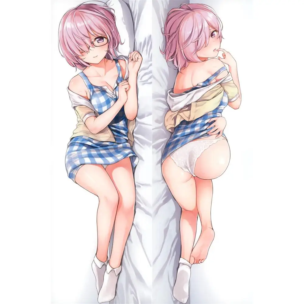 2Way Anime Dakimakura 160x50cm Usoda Mash Kyrielight Japonskih Manga Ženska Seksi Telo, Objemala Vzglavnik Kritje Darilo za OTAKU