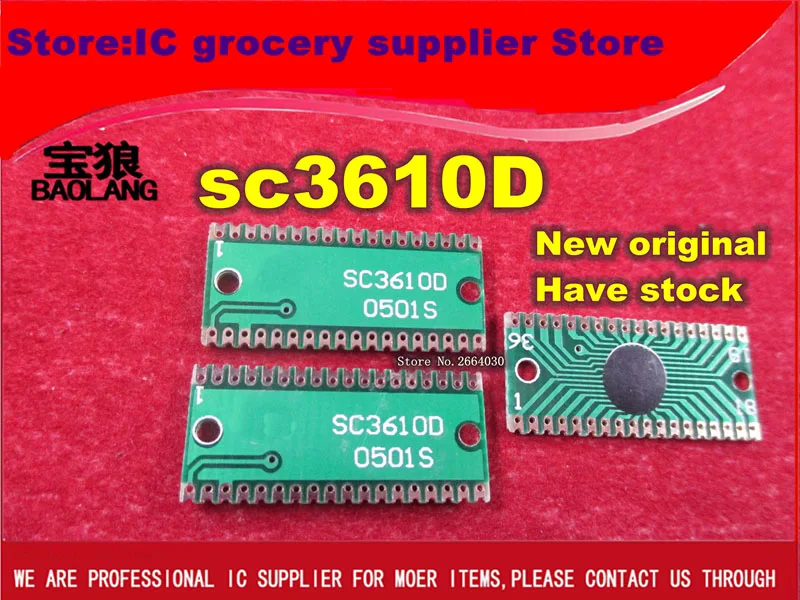 Brezplačna Dostava 10pcs/veliko SC3610D SC3610 Novo vendas quentes originais circuito integrado