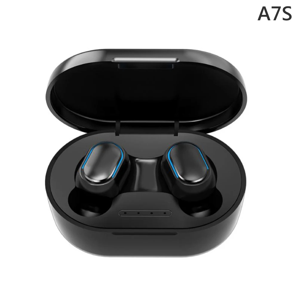 A7S/E7S Bluetooth 5.0 Brezžične Slušalke Slušalke Nepremočljiva 9D Stereo Šport V uho Čepkov Bluetooth Slušalke S Polnjenjem Bo