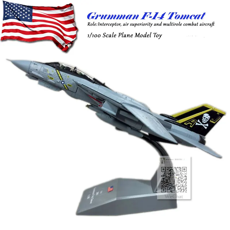 AMER 1/100 Obsega Letenja Modela Igrače F-14, F-18 F22 F35 Borec Diecast Kovinski Letalo Model Igrača Za Darilo/Zbirka/Dekoracijo