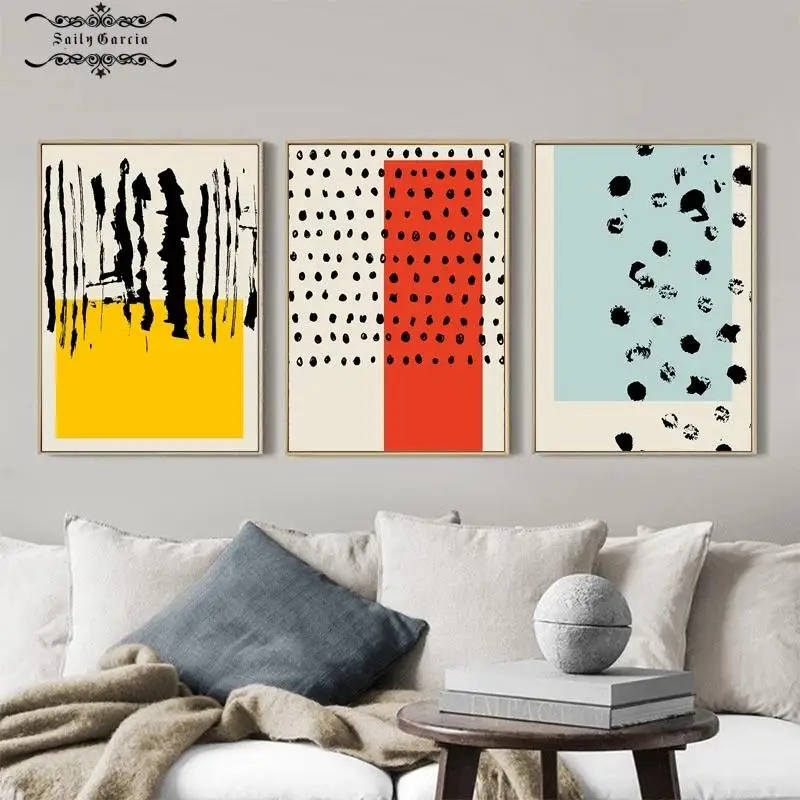 Povzetek Geometrijske Umetniško Platno Slikarstvo Sodobne Multi Barvne Slike Natisne Nordijska Plakat za Dnevni Sobi Doma Dekoracijo Sten