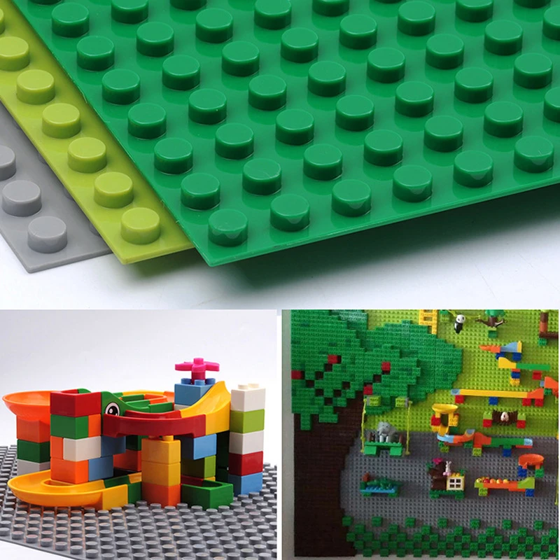 MKTOYS Duplos Osnovno Ploščo Marmorne Plošče za Velik obseg Gradbenih Blokov Velikosti Opeke Darilo za Otroke Legos Duploo Osnovno Ploščo