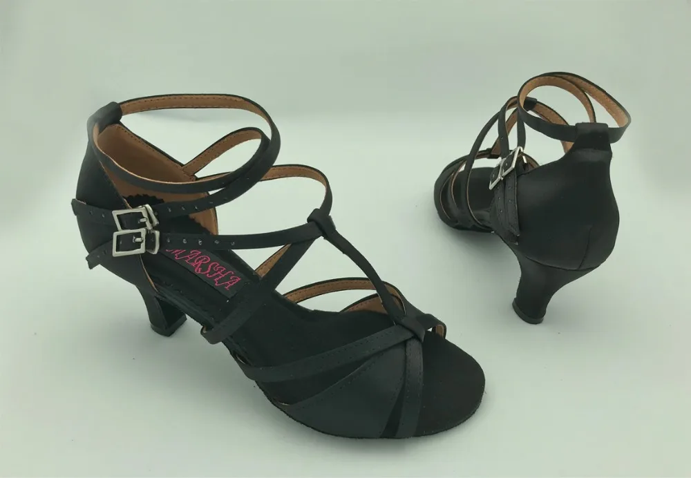 Vroče Prodaje ženska latinsko Plesne Čevlje strokovno dvorana Salsa Tango čevlji Poročni & Party Čevlji 6232BLK