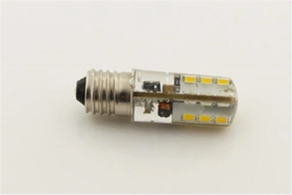 10PCS DC2.7~6V E10 LED Silikona, Bučke, Koruza žarnice, 5v LED E10 3V 4.5 V LED E10 6V DC2.7-6V E10 3014-24SMD 1W 5